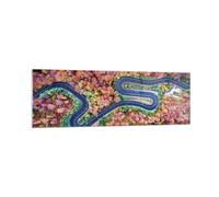 Cuadro Sobre Vidrio 160x50cm Cuadros Pared Sinuoso Camino Bosque Wall Art Prints
