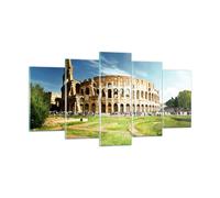 Cuadro Sobre Vidrio 160x85cm Cuadros Arqueología arquitectura italia coliseo
