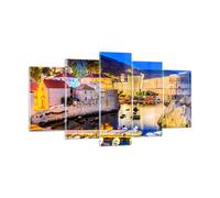 Cuadro Sobre Vidrio 160x85cm Cuadros Croacia Dubrovnik casco antiguo fortaleza