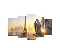 Cuadro Sobre Vidrio 160x85cm Cuadros Pared Gárgolas Torre Eiffel Wall Art Prints