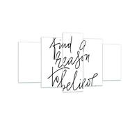 Cuadro Sobre Vidrio 160x85cm Cuadros Pared Manuscrito Lema Creer Wall Art Prints