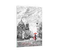 Cuadro Sobre Vidrio 70x100cm Cuadros Pared Catedral Berlín Amantes Wall Art