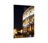 Cuadro Sobre Vidrio 70x100cm Cuadros Pared Coliseo Roma arquitectura Wall Art