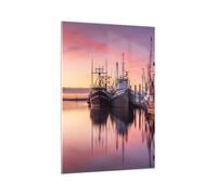 Cuadro Sobre Vidrio 70x100cm Cuadros Pared Marina Oeste El Sol Wall Art Prints