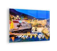 Cuadro Sobre Vidrio 70x50cm Cuadros Croacia Dubrovnik casco antiguo fortaleza