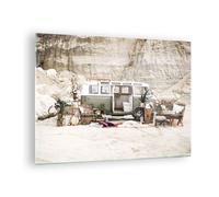 Cuadro Sobre Vidrio 70x50cm Cuadros Pared Autocaravana Boho Muebles Wall Art