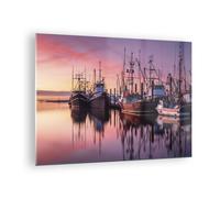 Cuadro Sobre Vidrio 70x50cm Cuadros Pared Marina Oeste El Sol Wall Art Prints