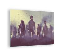 Cuadro Sobre Vidrio 70x50cm Cuadros Pared Personajes Halloween Misterio Wall Art