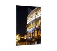 Cuadro Sobre Vidrio 80x120cm Cuadros Pared Coliseo Roma arquitectura Wall Art