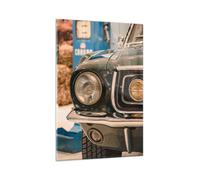 Cuadro Sobre Vidrio 80x120cm Cuadros Pared Cubierta Ford Mustango Wall Art