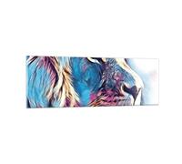 Cuadro Sobre Vidrio 90x30cm Cuadros Pared León Melena Cuento De Hadas Wall Art