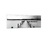 Cuadro Sobre Vidrio 90x30cm Cuadros Pared Puente Paz Agua Wall Art Prints Decor