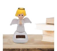 Cuadro Solar Angel - Juguete Ornamento Ángel Solar, Coche Ángel | Ángel temblor con energía solar, Adorable decoración del hogar del coche, Gadget de danza Ángel para decoración de burea