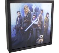 Cuadro The Last Jedi Star Wars 3D Luminart Holograma
