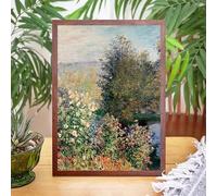 Cuadro vintage de Claude Monet con paisaje natural, lienzo, impresión artística, póster para sala de estar moderna, decoración de pared para el hogar (80 x 120 cm/sin marco)