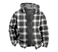 Cuadros 3D Impresión Hombres Cremallera Peluche Sudadera con Capucha Sudaderas con Capucha Otoño Invierno Manga Larga Cárdigan Chaquetas Sudaderas