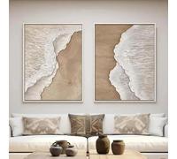 Cuadros abstractos modernos en blanco y negro, impresiones en lienzo, murales y pósteres para decoración de sala de estar moderna (60x80cmx2/sin marco)