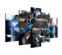Cuadros B&D XXL - Cuadro en Lienzo 200x100 cm 5 piezas - Impresión en material tejido no tejido cuadros decoracion salon modernos lienzos decorativos dormitorios - k-A-0017-b-p