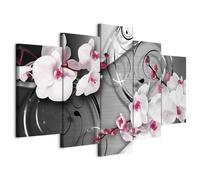 Cuadros B&D XXL - Cuadro en Lienzo 225x112,5 cm 5 piezas - Impresión en material tejido no tejido cuadros decoracion salon modernos lienzos decorativos dormitorios - b-A-0069-b-p