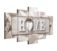 Cuadros B&D XXL - Cuadro en Lienzo Impresión de 5 Piezas Material Tejido no Tejido Impresión Artística Imagen Gráfica Decoracion de Pared
