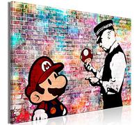 Cuadros B&D XXL Cuadro Mega XXXL Banksy Mushroom Cop 165x110 cm Cuadro