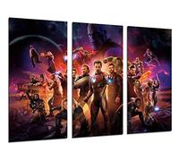Cuadros Cámara Cuadro Fotográfico Peliculas Superheroes, Los Vengadores La Guerra Infinita Internacional, Avengers Infinity War International, 97 x 62 cm XXL