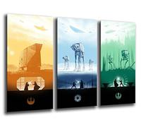 Cuadros Camara Fotográfico Star Wars, Darth vader Tamaño total: 97 x 62 cm XXL, Multicolor