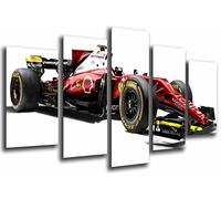 Poster Fotográfico Coche Ferrari Formula 1, Vettel y Raikkonen 2017 Tamaño total: 165 x 62 cm XXL