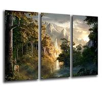 Cuadros Cámara Poster Fotográfico EL Señor de los Anillos, Multicolor, 97 x 62 cm XXL