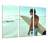 Cuadros Camara Poster Moderno Fotografico Hombre en el Mar, Tabla de surf, Deporte, 97 x 62 cm, ref. PST26692