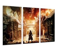 Cuadros Cámara Set 3 posters decorativos para pared, Decoración Salón Modernos, Dormitorios, Habitación, El Señor de los Anillos, EL Hobbit, (97 x 62 cm)