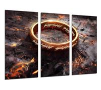 Cuadros Cámara Set 3 posters decorativos para pared, Decoración Salón Modernos, Dormitorios, Habitación, El Señor de los Anillos, EL Hobbit, (97 x 62 cm)