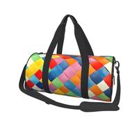 Cuadros Coloridos Impresos., Bolsa de Viaje de Gran Capacidad, Bolso Redondo, Bolsa de Viaje Deportiva, Bolsa de Mano, Bolsa de Fitness
