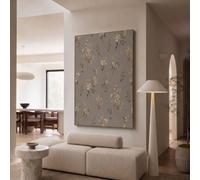 Cuadros De Arte De Pared Flores Clásicas Del Campo, Imágenes Cuadros Pintura Simple Ramas Plantas Para Decoración Salon Dormitorio, Verde Oliva Modernos Pósters De Lienzo, Sin Marco, 50X70Cm