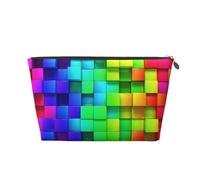 Cuadros de Colores del Arco Iris, Bolsa de artículos de tocador Bolsa de Maquillaje Bolsa de cosméticos Bolsa de artículos de tocador de Viaje portátil