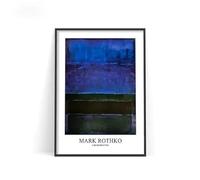 Cuadros de Mark Rothko con bloques de color, modernos y minimalistas, en alta definición, ideales para la decoración de salas de estar. Lienzo impreso (70x100cm/Sin marco).