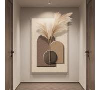 Cuadros De Metal, Decoración De Pared, Esculturas Pared 3D Moderna De Sala Estar, Dormitorio, PasilloE,60x80cm/24x32in