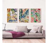 Cuadros de pared de Matisse, Henri Matisse, decoración del hogar, lienzos, pósteres, impresiones para el hogar, dormitorio, sala de estar (20x30cmx3/sin marco)