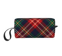 Cuadros De Tartán, Bolsa de Maquillaje Bolsa de cosméticos Bolsa de artículos de tocador de Viaje portátil Bolsa de Maquillaje