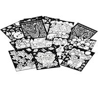 Cuadros de terciopelo, tamaño 25 x 19 cm, 16 diseños variados