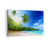 Cuadros Decoracion Salon árbol selva onda paisaje Lienzos decorativos 120x80cm Cuadro Sobre Lienzo Moderno Dormitorio Cocina Cuadros Pared Imágenes Wall Art Prints Decor Grande XXL AA120x80-3169