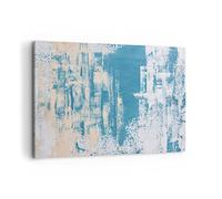 Cuadros Decoracion Salon Azul Pinturas Fondo Lienzos decorativos 120x80cm Cuadro Sobre Lienzo Moderno Dormitorio Cocina Cuadros Pared Imágenes Wall Art Prints Decor Canvas Grande XXL AA120x80-5062