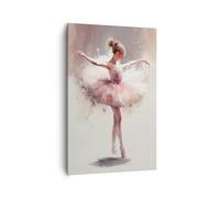 Cuadros Decoracion Salon Bailarina Chica Pedazo Lienzos decorativos 80x120cm Cuadro Sobre Lienzo Moderno Vertical Dormitorio Cocina Cuadros Pared Imágenes Wall Art Prints Decor Grande PA80x120-6174
