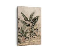 Cuadros Decoracion Salon Bosque Hoja Árbol Lienzos decorativos 80x120cm Cuadro Sobre Lienzo Moderno Vertical Dormitorio Cocina Cuadros Pared Imágenes Wall Art Prints Decor Canvas Grande PA80x120-5101