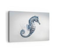 Cuadros Decoracion Salon Caballo De Mar Playa Arrecife De Coral Lienzos decorativos 120x80cm Cuadro Sobre Lienzo Moderno Dormitorio Cuadros Pared Imágenes Wall Art Prints Grande XXL AA120x80-5768