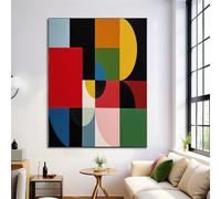 Cuadros Decoracion Salon Diseños Geométricos De Cuadrados Y Círculos Lienzos decorativos 60×90 cm Cuadro Sobre Lienzo Arte Medieval Dormitorio Cocina Cuadros Pared Imágenes Wall Art Prints Decor