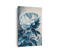 Cuadros Decoracion Salon Flores Clásico Rococó Lienzos decorativos 80x120cm Cuadro Sobre Lienzo Moderno Vertical Dormitorio Cocina Cuadros Pared Imágenes Wall Art Prints Decor Grande PA80x120-5731