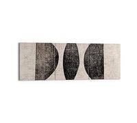 Cuadros Decoracion Salon Forma Figuras Geométrica Lienzos decorativos 150x50cm Cuadro Sobre Lienzo Moderno Dormitorio Cuadros Pared Imágenes Tríptico 3 Piezas Wall Art Prints Grande XXL CA150x50-5099