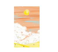 Cuadros Decoracion Salon Modernos Naranja Amarillo Blanca Cuadros Decoracion Dormitorios Decorativos Baño Cocina Laminas Decorativas Pared Lienzos Decorativos Sin Marco Wall Art 60x90cm/1 Pcs