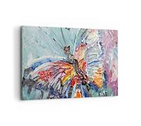 Cuadros Decoracion Salon pájaro naturaleza color Lienzos decorativos 120x80cm Cuadro Sobre Lienzo Moderno Dormitorio Cocina Cuadros Pared Imágenes Wall Art Prints Decor Grande XXL AA120x80-3594